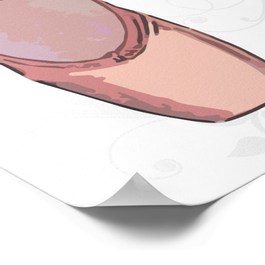 Ballet Slippers Teenschoen Poster (Hoek)