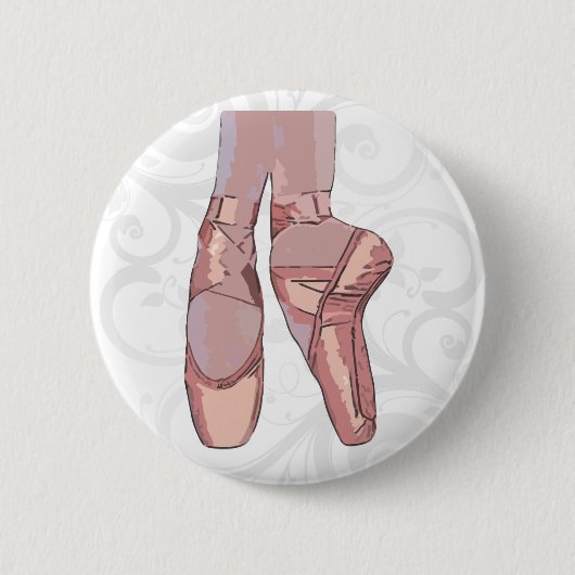 Ballet Slippers Teenschoen Ronde Button 5,7 Cm (Voorkant)