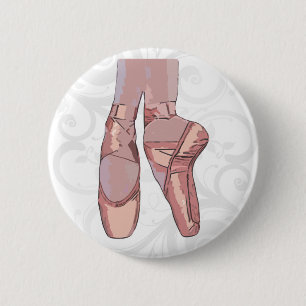 Ballet Slippers Teenschoen Ronde Button 5,7 Cm