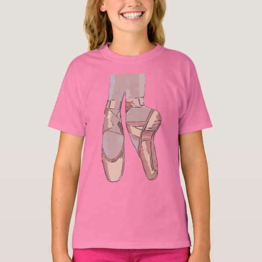 Ballet Slippers Teenschoen T-shirt (Voorkant)