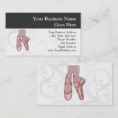 Ballet Slippers Teenschoen Visitekaartje (Voorkant / Achterkant)