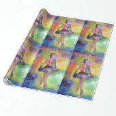 Ballet Space Art Glossy inpakpapier (Uitgerold)