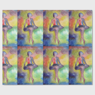 Ballet Space Art Glossy inpakpapier