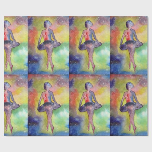 Ballet Space Art Glossy inpakpapier (Vlak)