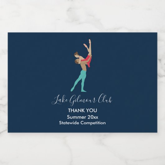 ballet sparkling wijnetiket (Enkel label)