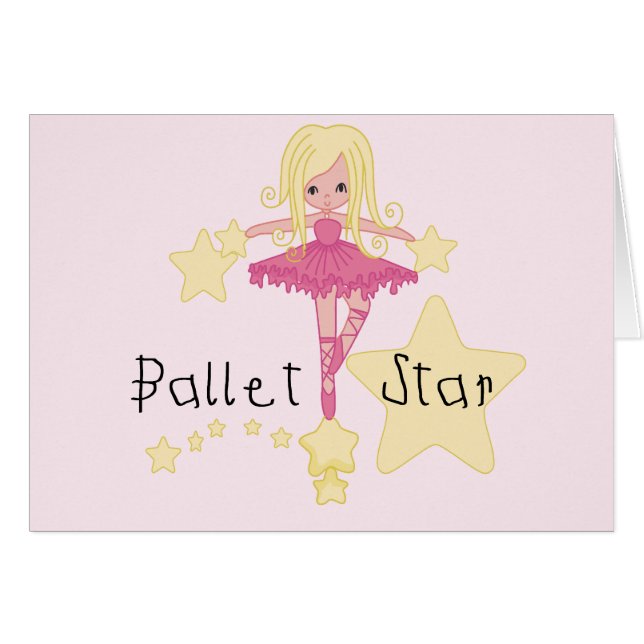 Ballet Star Tshirts en cadeaus (Voorkant Horizontaal)