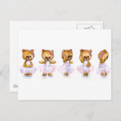 Ballet Steps Postcard Briefkaart (Voorkant / Achterkant)