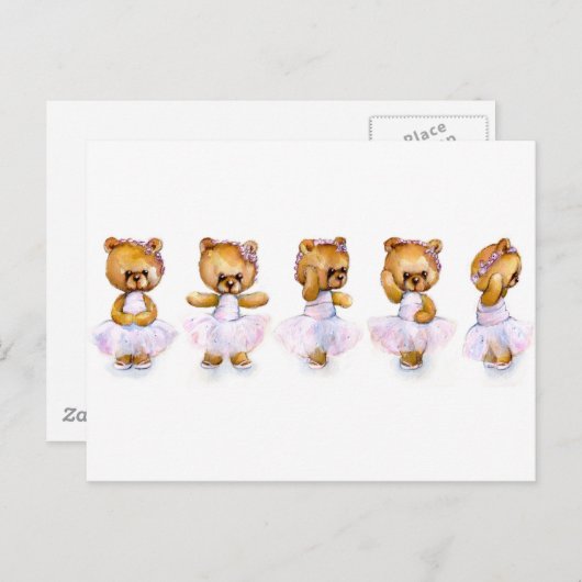 Ballet Steps Postcard Briefkaart (Voorkant / Achterkant)