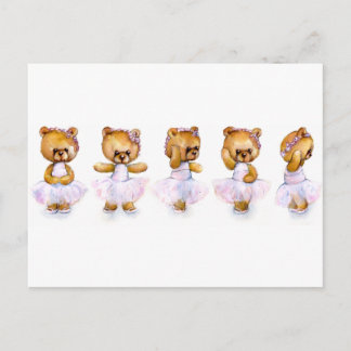 Ballet Steps Postcard Briefkaart