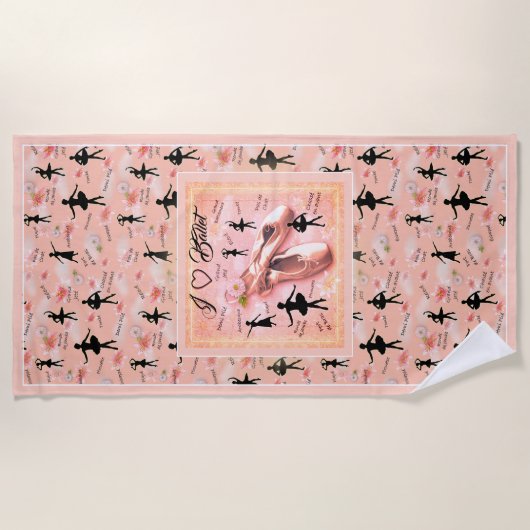 ballet strandlaken (Voorkant)