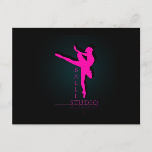 Ballet Studio - Briefkaart (Voorkant)