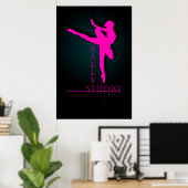 Ballet Studio - Poster (Thuiskantoor)