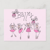 Ballet T-shirts en cadeautjes Briefkaart (Voorkant)