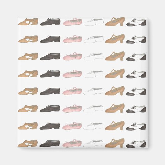 Ballet Tap Jazz Acro Lyrical Dance Shoe Magnet (Voorkant)