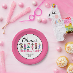 Ballet Tap Jazz Acro Lyrical Dancer Verjaardagsfee Papieren Bordje