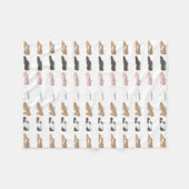 Ballet Tap Jazz Lyrical Acro Shoes Dance Teacher Fleece Deken (Voorkant (Horizontaal))