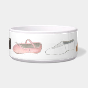 Ballet Tap Jazz Lyrical Dance Shoe Dancer Dog Bowl Voerbakje