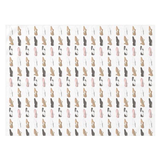 Ballet Tap Jazz Lyrical Dance Shoe Studio Overwegi Tafelkleed (Voorkant (Horizontaal))