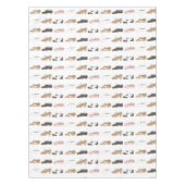 Ballet Tap Jazz Lyrical Dance Shoe Studio Overwegi Tafelkleed (Voorkant)