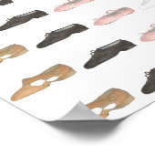 Ballet Tap Jazz Lyrical Dance Studio Shoe Poster (Hoek)