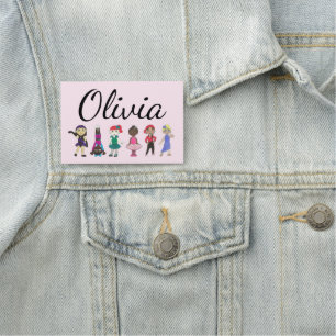 Ballet Tap Jazz Lyrical Dancer Verjaardagsfeest Naamplaatje