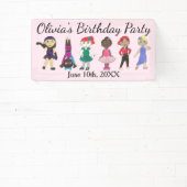 Ballet Tap Jazz Lyrical Dancer Verjaardagsfeest Spandoek (Insitu)