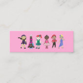 Ballet Tap Jazz Lyrical Hiphop Acro Dance Studio Mini Visitekaartje (Voorkant)