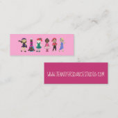 Ballet Tap Jazz Lyrical Hiphop Acro Dance Studio Mini Visitekaartje (Voorkant / Achterkant)