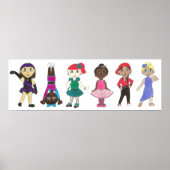 Ballet Tap Jazz Lyrical Hiphop Acro Dance Studio Poster (Voorkant)