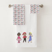 Ballet Tap Jazz Lyrische Hiphop Acro Dance Klasse Bad Handdoek (Insitu)