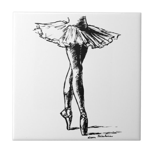 ballet tegeltje (Voorkant)