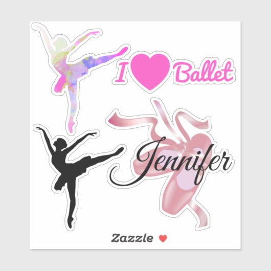 Ballet Thema Set Sticker (Vel)