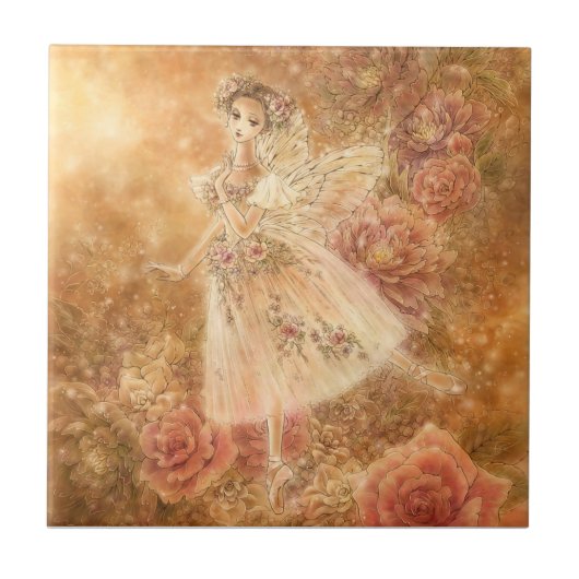 Ballet Tile - La Sylphide Tegeltje (Voorkant)