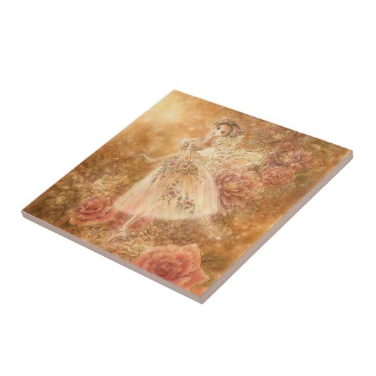 Ballet Tile - La Sylphide Tegeltje (Zijkant)