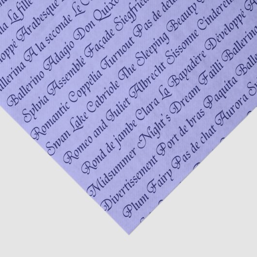 Ballet Tissuepapier (Detail)