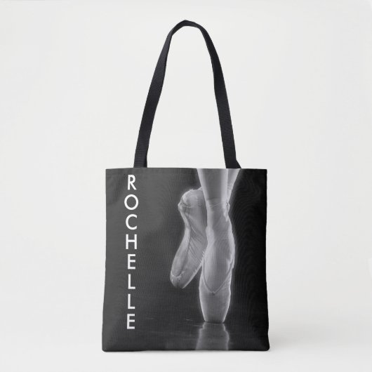Ballet Toe Schoenen Pointe Schoenen Gepersonalisee Tote Bag (Voorkant)