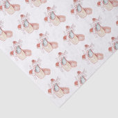 Ballet Toe Shoes Art Dancer Pink, gebarsten Tissuepapier (Detail)