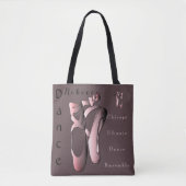 Ballet Toe Shoes Tote Bag (Voorkant)