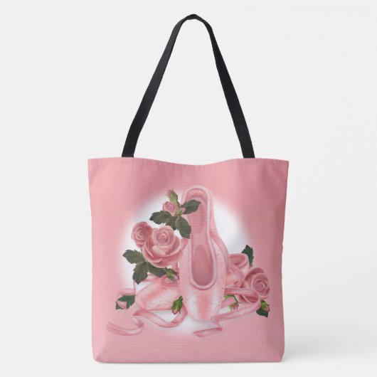 BALLET TOONT DANS All-Over-Print Canvas tas Large (Achterkant)