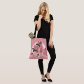 BALLET TOONT DANS All-Over-Print Canvas tas Large (Op model)