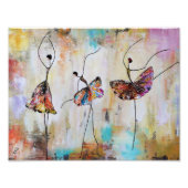 Ballet Trio Foto Afdruk (Voorkant)
