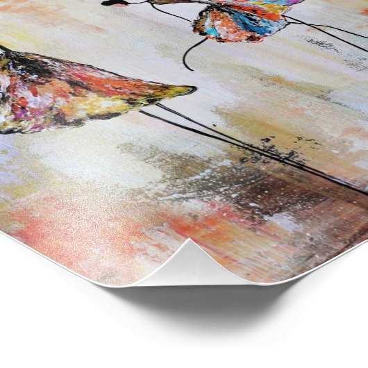 Ballet Trio Foto Afdruk (Hoek)