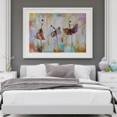 Ballet Trio Foto Afdruk