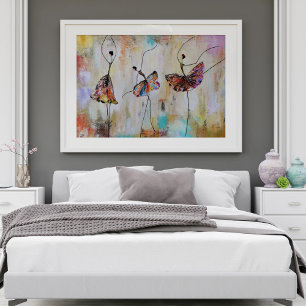 Ballet Trio Foto Afdruk
