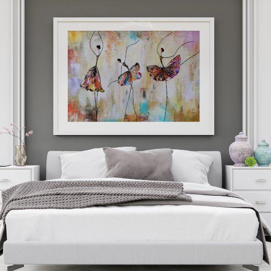 Ballet Trio Foto Afdruk