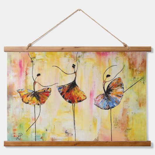 Ballet Trio Hangend Wandkleed (Voorkant)