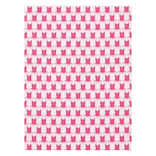 Ballet Tutu Ballerina Dance Costume  Roze Tafelkleed (Voorkant)