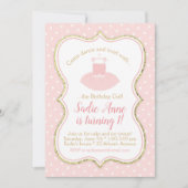 Ballet Tutu Birthday Kaart (Voorkant)