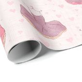 Ballet Tutu Dress en Pointe schoenen Cadeaupapier (Rol Hoek)