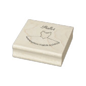Ballet Tutu Rubber Stamp Rubberstempel (Stempel)